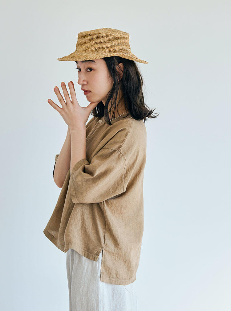 麻布Tシャツ コーディネートイメージ