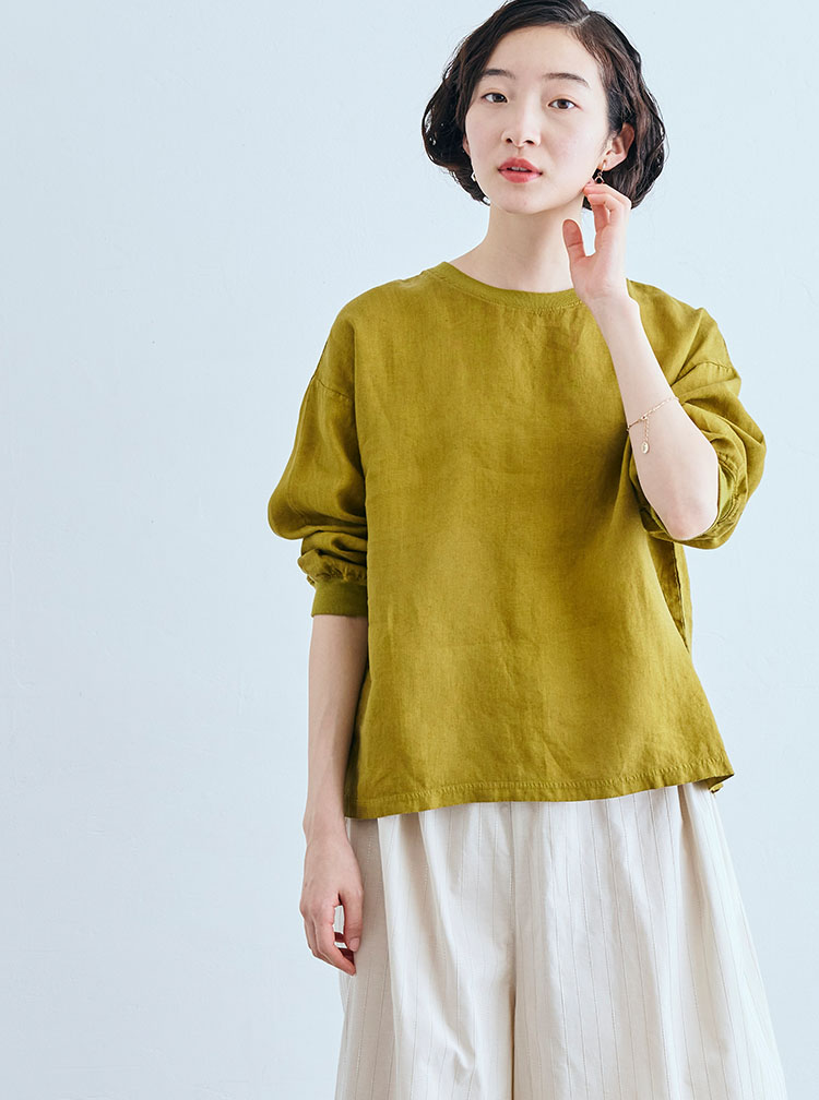 麻布Tシャツ