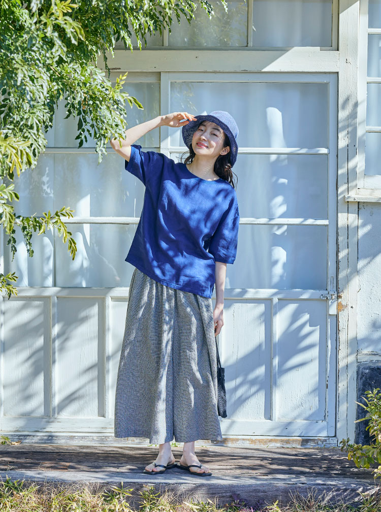 高島ちぢみ コーディネートイメージ