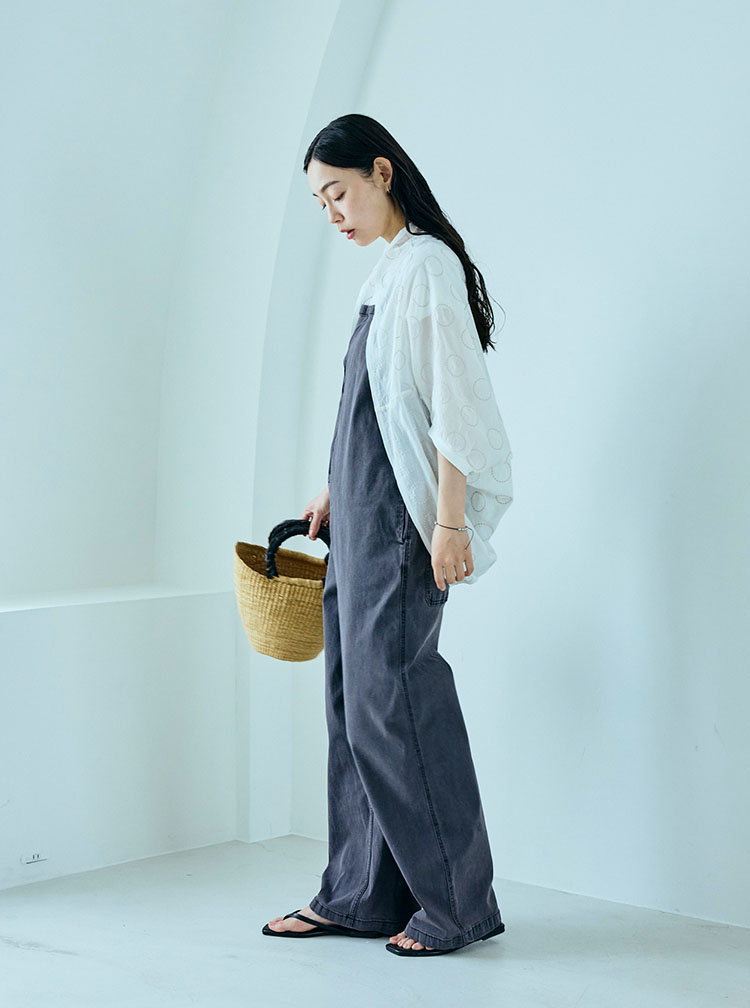 刺繍のボレロ　丸紋