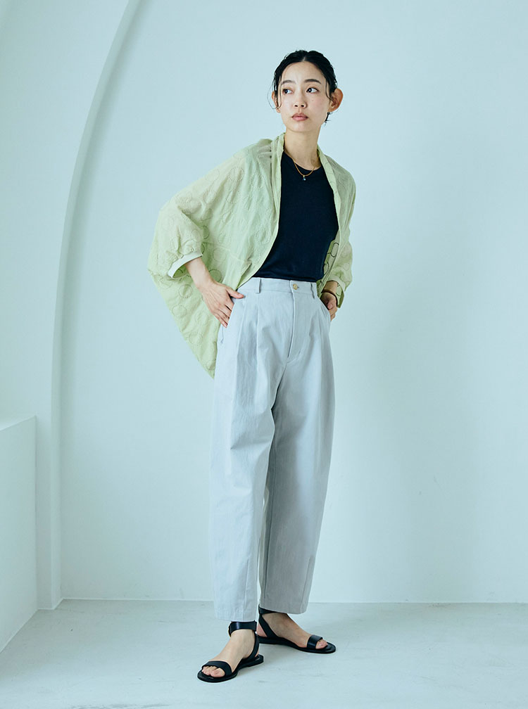 刺繍のボレロ　丸紋