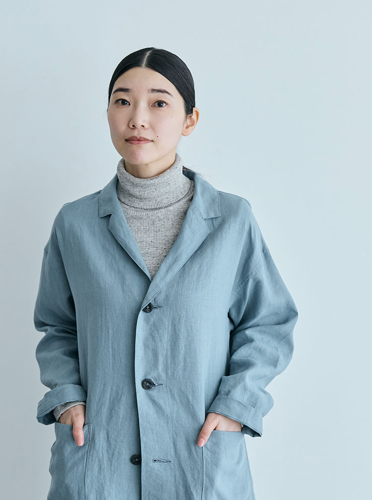 麻の高密度織 コーディネートイメージ