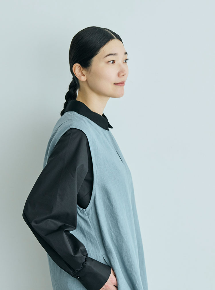 麻の高密度織 コーディネートイメージ