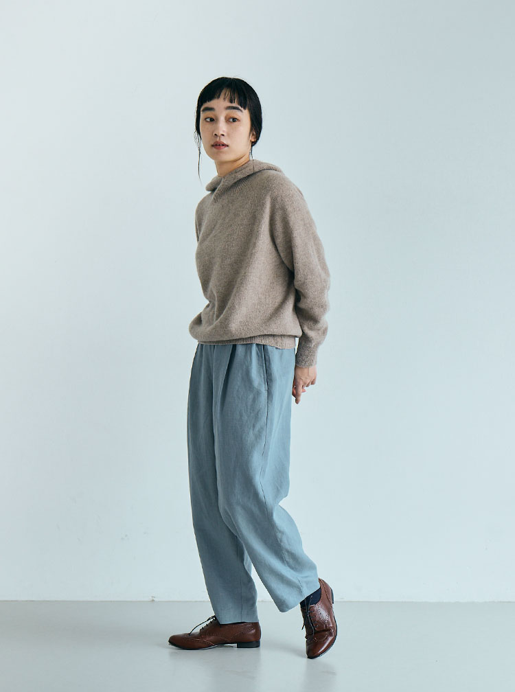 麻の高密度織 コーディネートイメージ