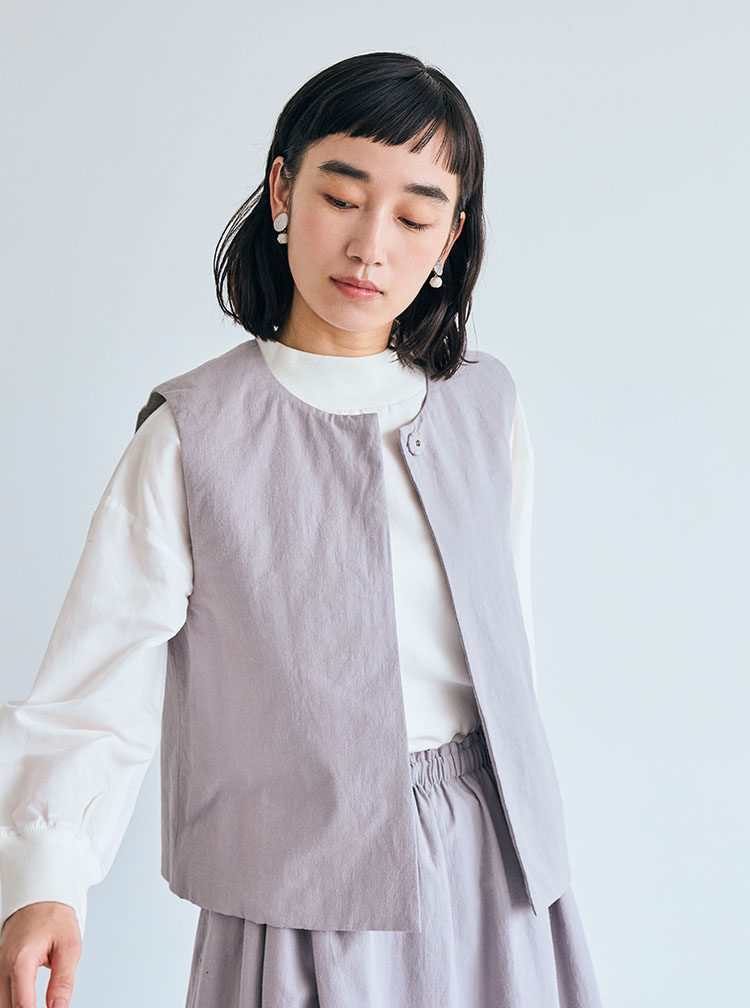 ヘンプ麻と綿コーディネートイメージ