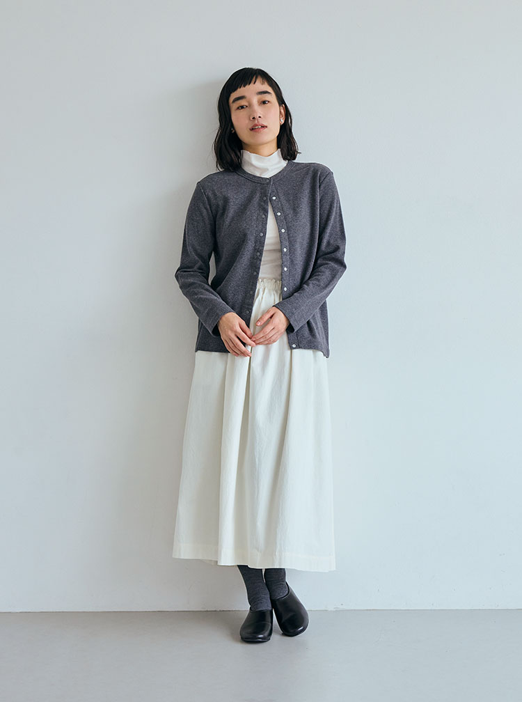 ヘンプ麻と綿コーディネートイメージ