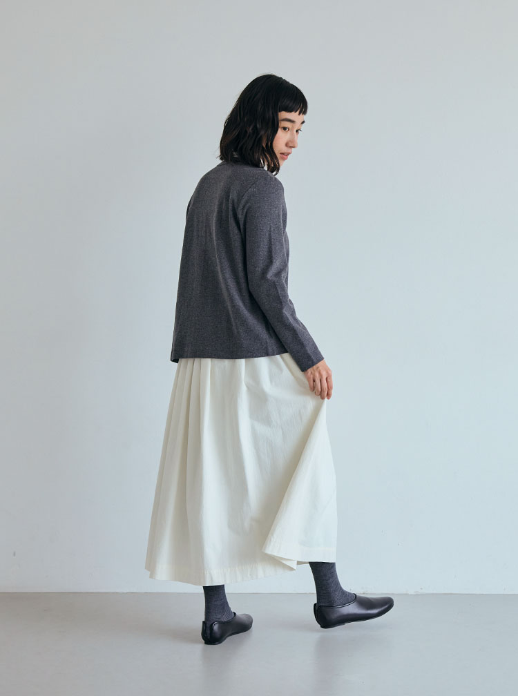 ヘンプ麻と綿コーディネートイメージ