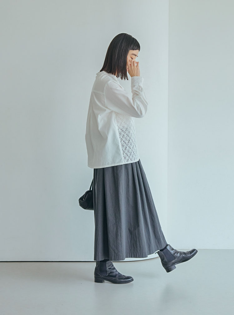 ヘンプ麻と綿コーディネートイメージ