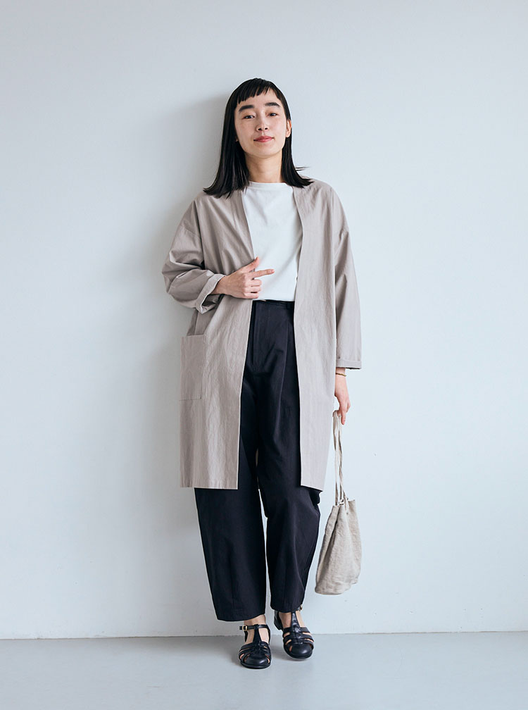 はっぴコートコーディネートイメージ