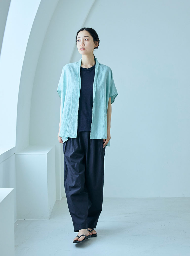 極美品/中川政七商店/25ss/ 麻の皺(しわ)　ロングスカート/日本製 中川政七商店 麻の皺 ロングスカート - メルカリ