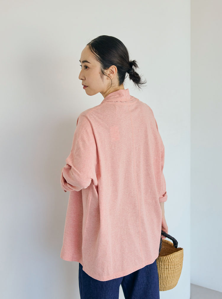 カットソーの羽織