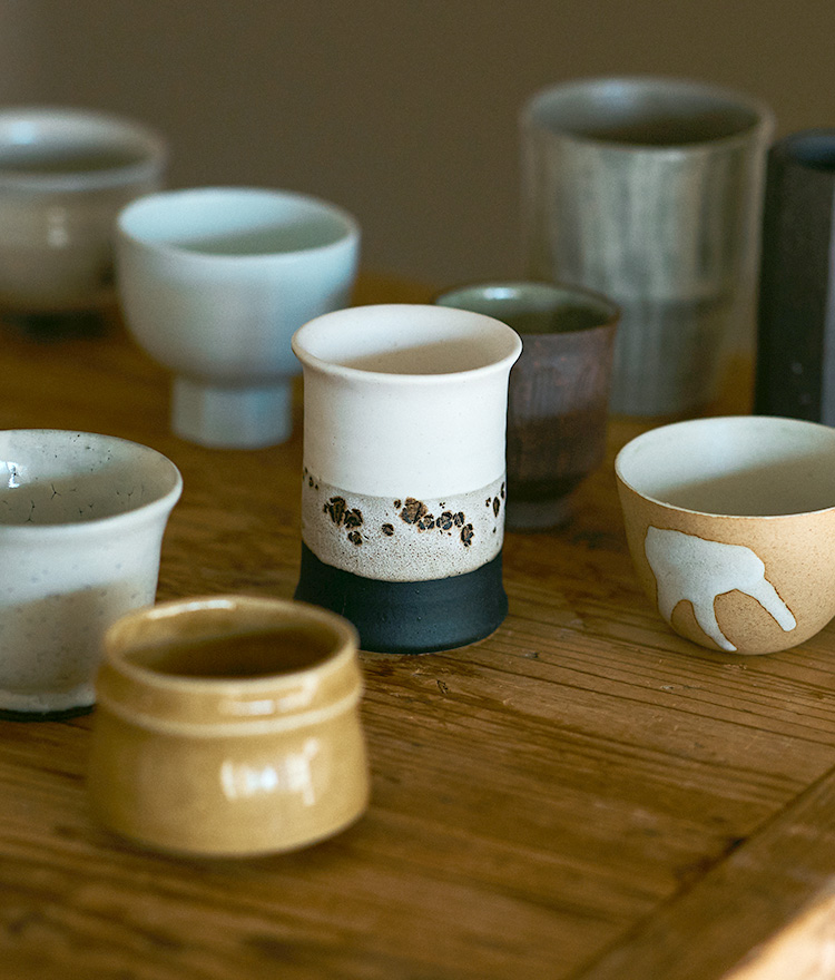 ゆらぎを愉しむ個性豊かな湯呑