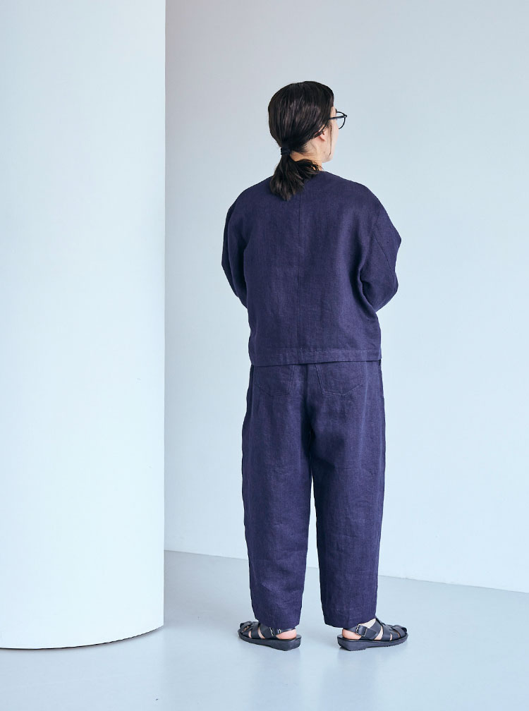 リネンデニムコーディネートイメージ