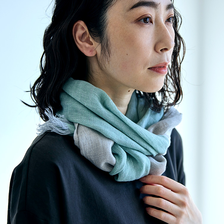 やわらかリネンストール