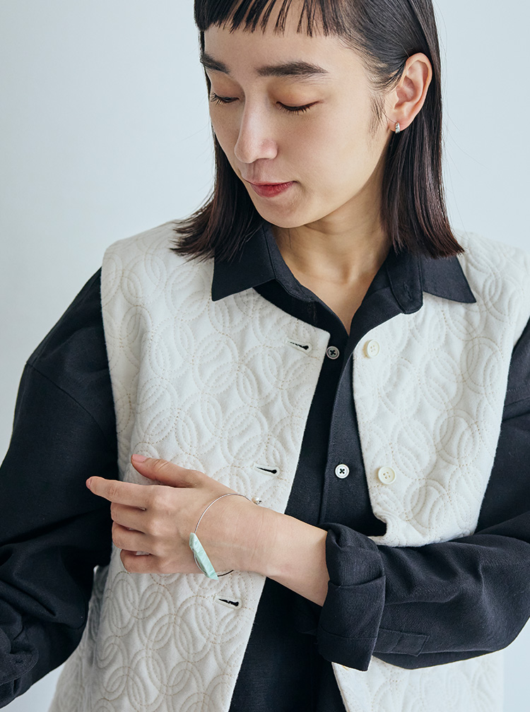 Sur チタンブレスレット ミント