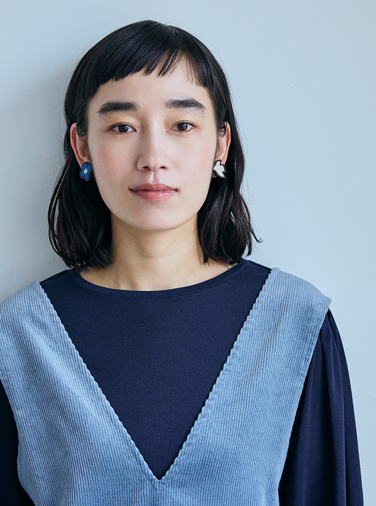 イヤリング/白い鳥