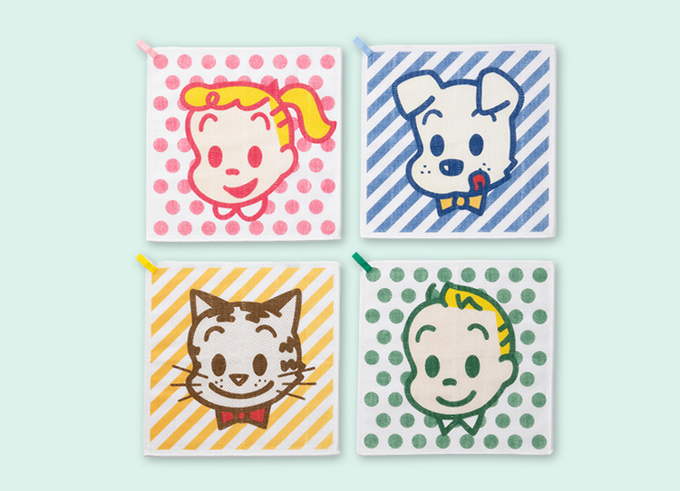 ふきんも入れ替えて新年に糊落とし