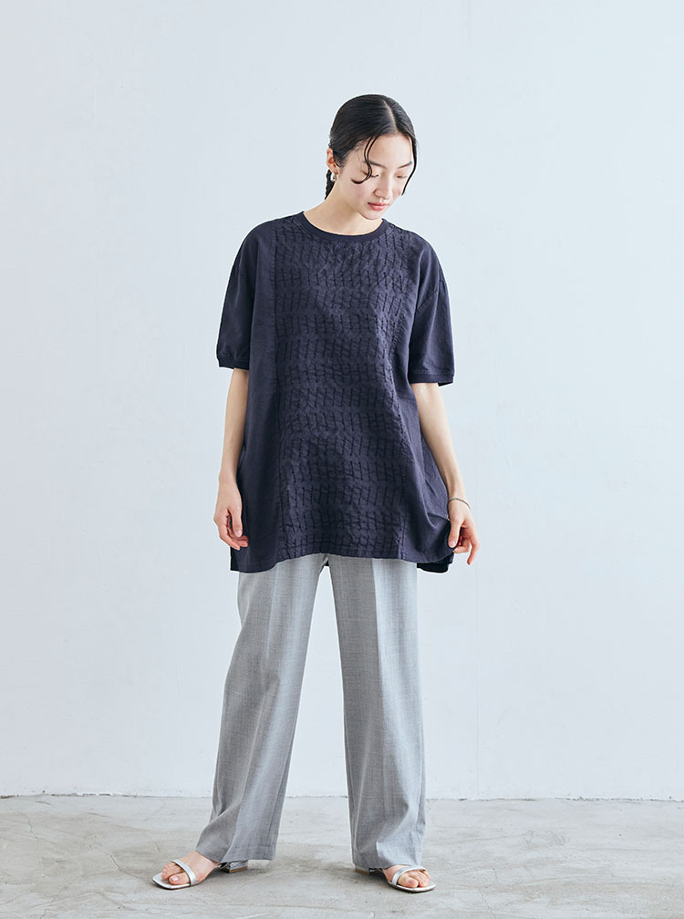 刺繍のボレロ　丸紋