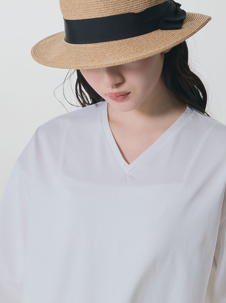 こいくちＴシャツ　七分袖