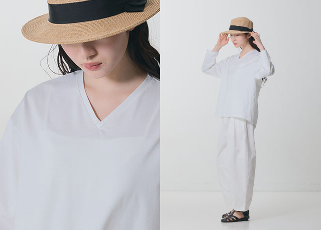 こいくちＴシャツ　七分袖