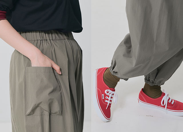 ちょうちんもんぺパンツ