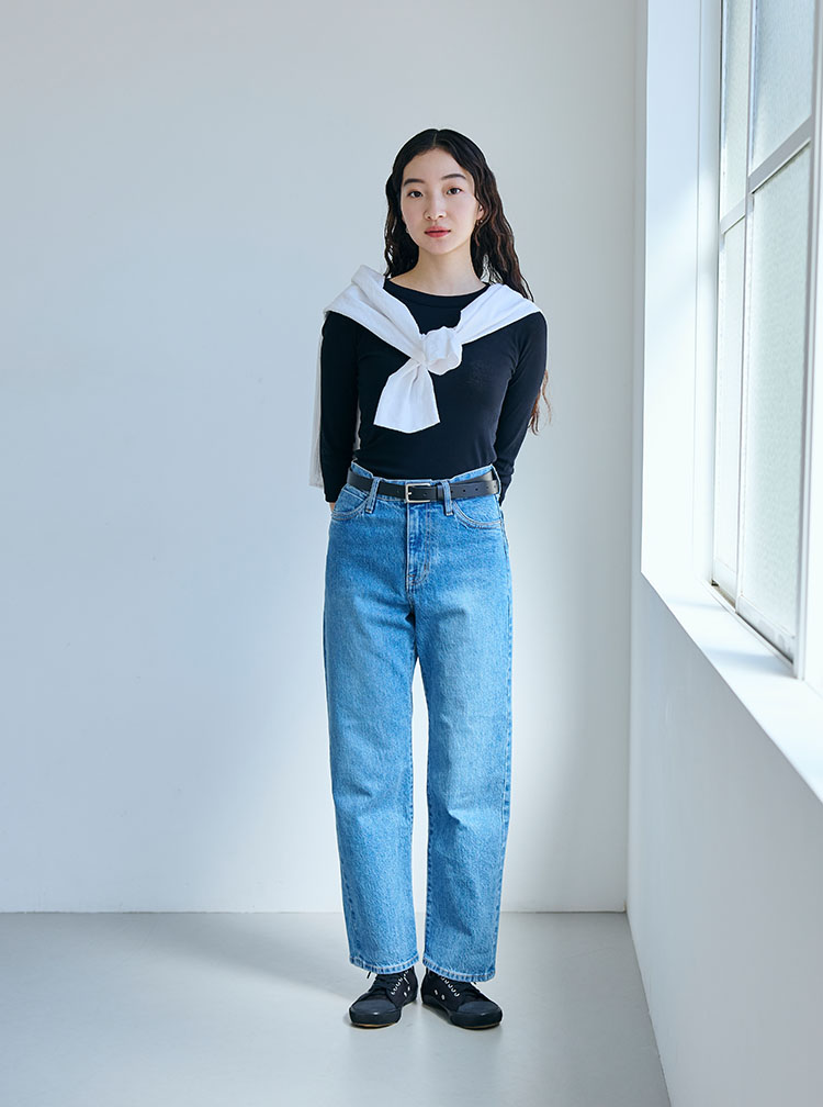 【お試しキャンペーン10％OFF】さらさら綿の七分袖プルオーバー