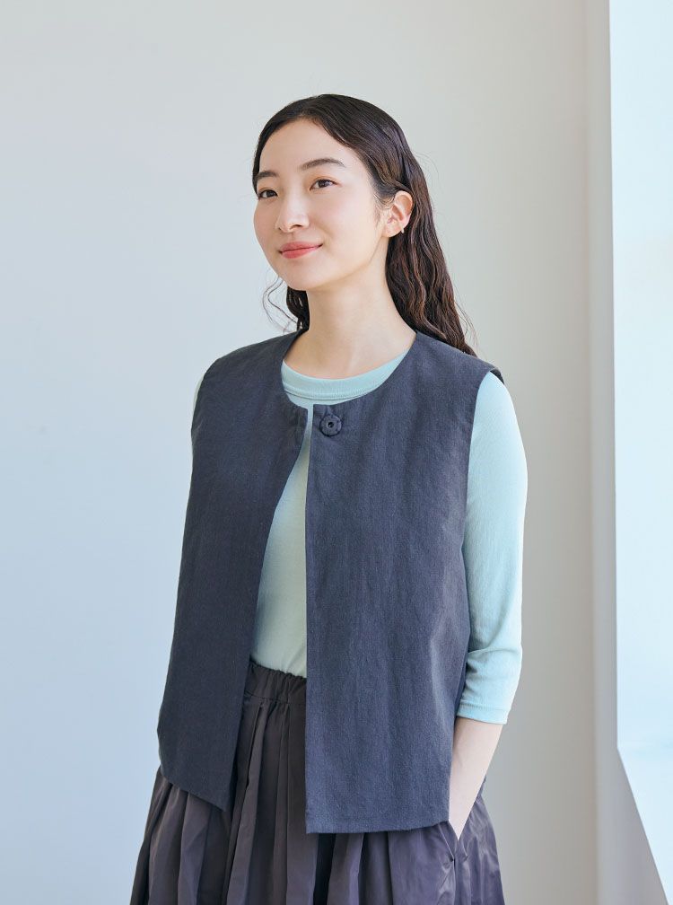 【お試しキャンペーン10％OFF】さらさら綿の七分袖プルオーバー