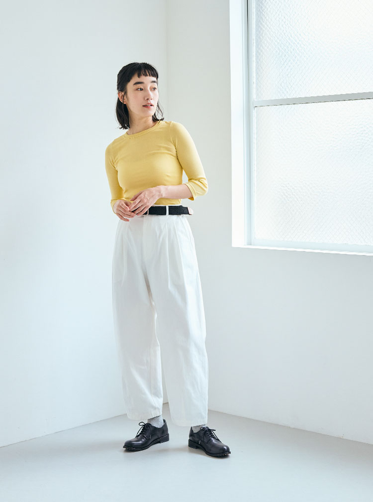 【お試しキャンペーン10％OFF】さらさら綿の七分袖プルオーバー