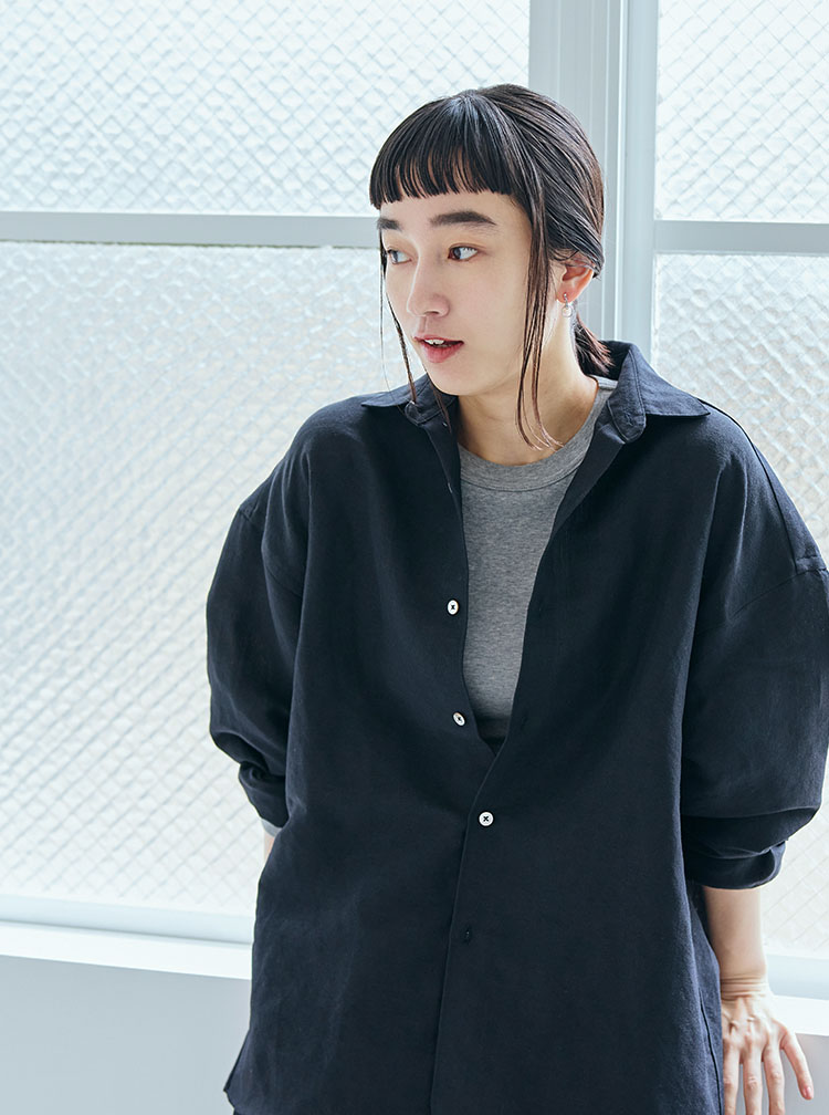 【お試しキャンペーン10％OFF】さらさら綿の七分袖プルオーバー