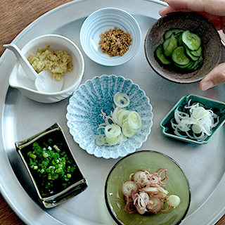 夏の豆皿