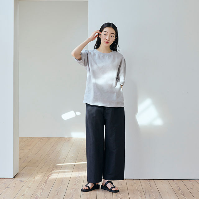 麻布Tシャツ