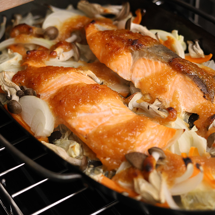 魚焼きグリルが汚れない鉄のグリル皿