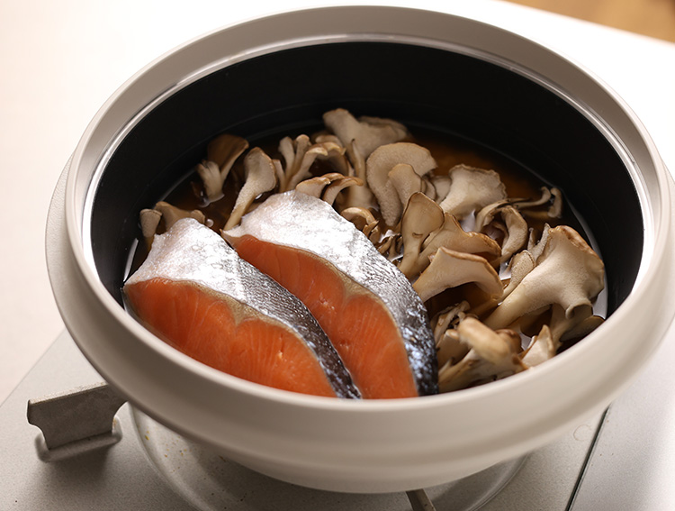 ごはんがおいしい羽釜鍋