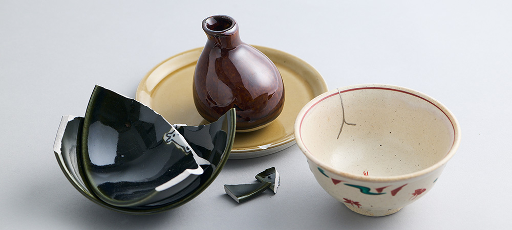 陶磁器の回収