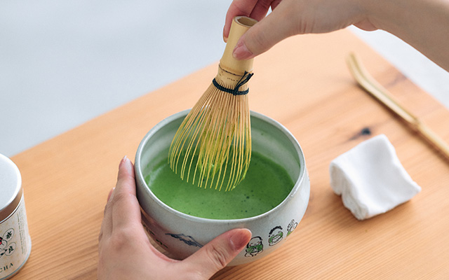 抹茶の自点て体験