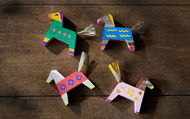 干支飾り絵付け体験