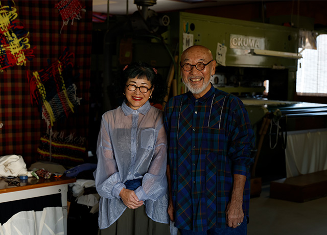 「Tex.Box」の澤利一さんと、奥様