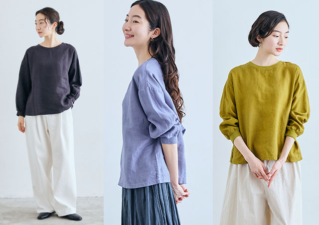 麻布Tシャツ