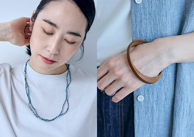 纏う、工芸アクセサリー