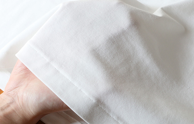 強撚綿のプルオーバー　七分袖