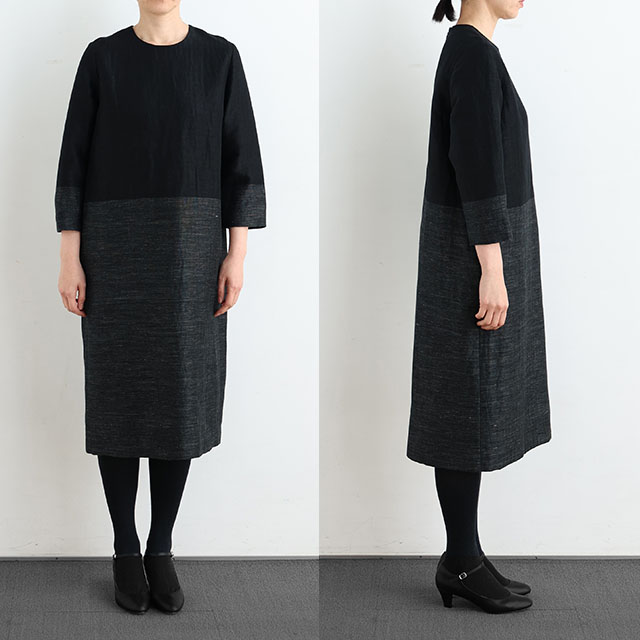 リネンコットンとサテンのジャケット