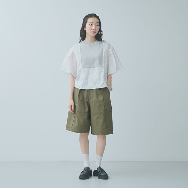 布ぬのプルオーバー　びいどろクラッシュ