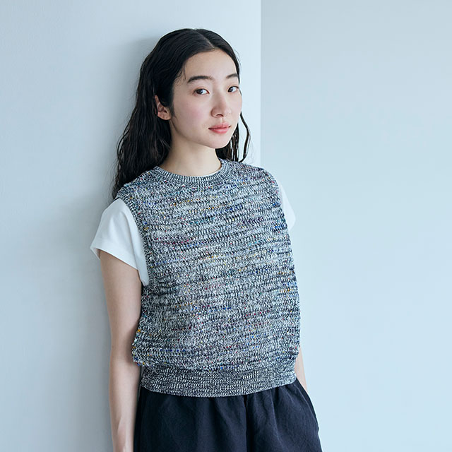 COOHEMコラボ　サマーニットベスト