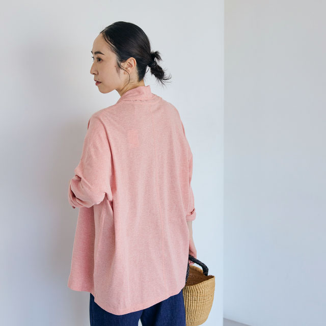 カットソーの羽織