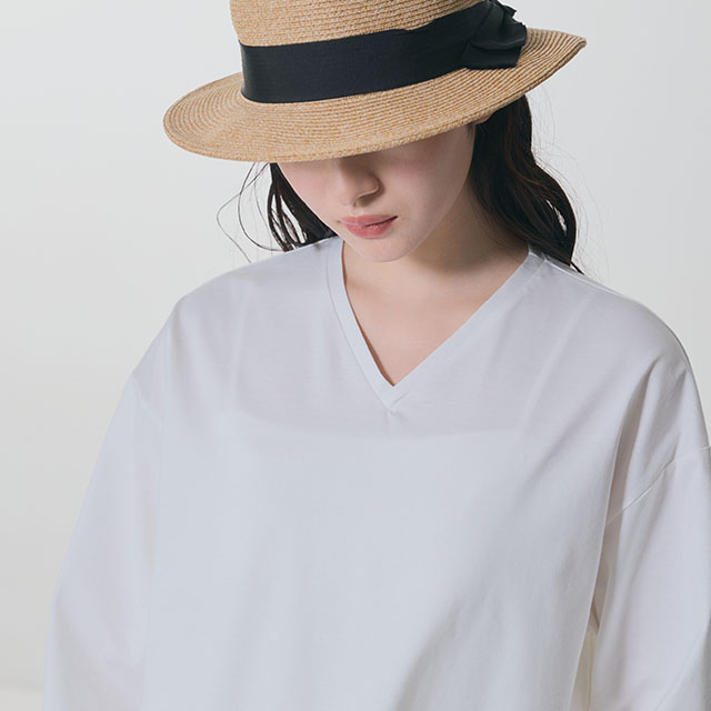 こいくちTシャツ　七分袖