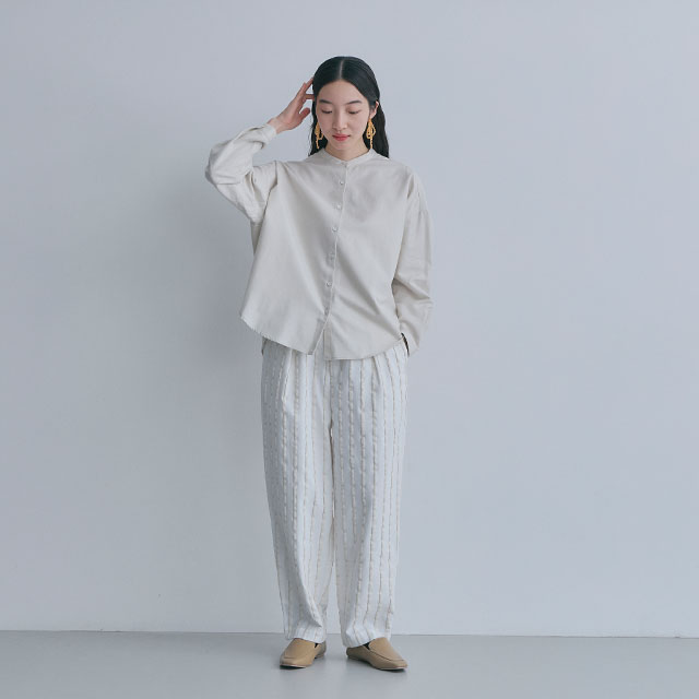 布ぬのパンツ　アルパカストライプ