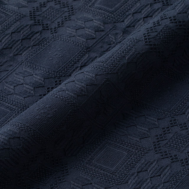 ジャカード織のスカート 菱紋