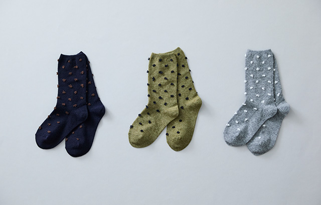 繊細な糸を組み合わせたやわらかな肌触り