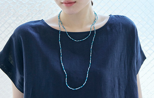 広島で作られた高品質なビーズを使用