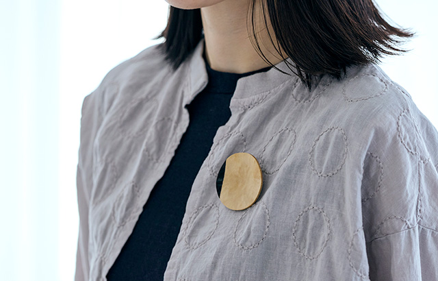 竹の節の自然な表情をアクセントに